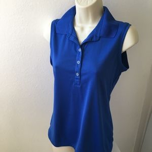 Nike Golf Dri Fit Collared TopBlue Small